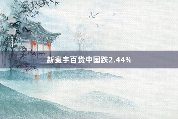 新寰宇百货中国跌2.44%